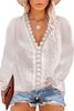 Picture of PLUS SIZE DOTTED LACE BLOUSE